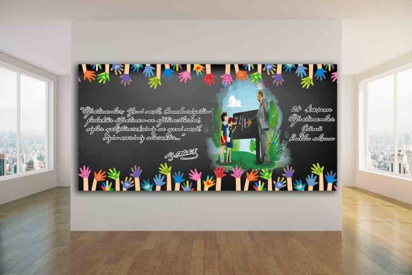 24 Kasım Öğretmenler Günü Okul Panosu