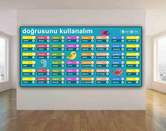 Doğrusunu Kullanalım Okul Posteri