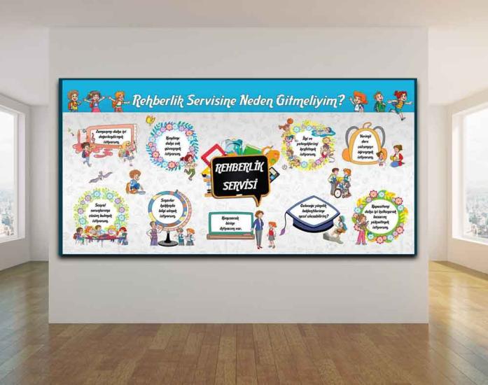Rehberlik Servisi Okul Posteri