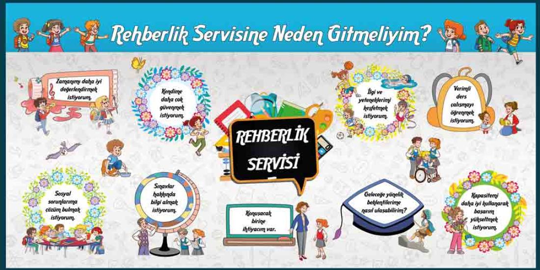 Rehberlik Servisi Okul Posteri