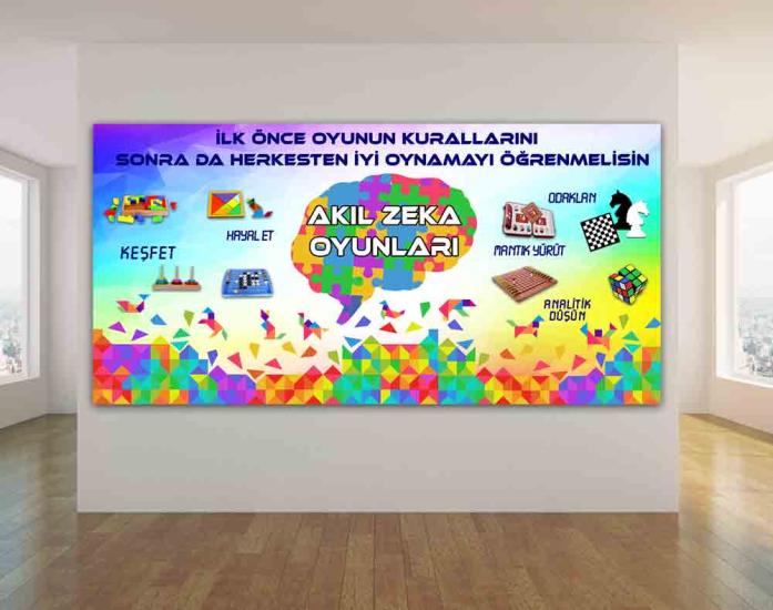 Akıl Zeka Oyunları Okul Posteri