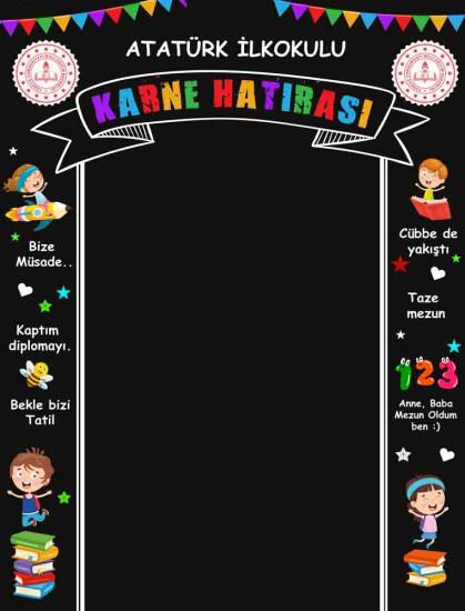 Karne Hatırası Okul Posteri