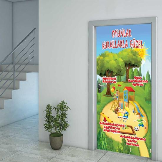 Anaokulu Kapı Giydirme