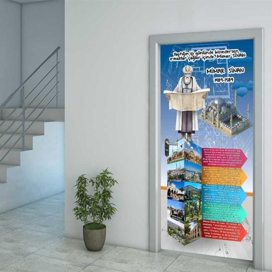 Türk Büyükleri Mimar Sinan Kapı Giydirme