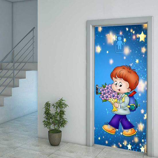 Erkek Öğrenci Tuvaleti Kapı Giydirme