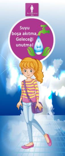 Kız Öğrenci Tuvaleti Kapı Giydirme