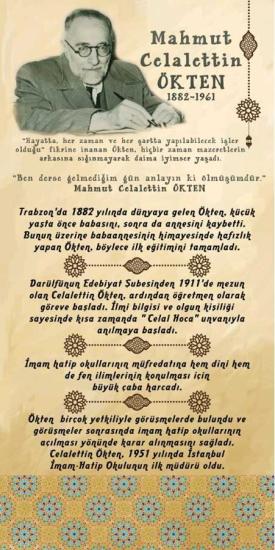 İmam Hatiplerin Kurucusu Mahmut Celalettin Ökdem Kapı Giydirme