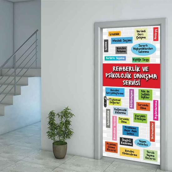 Rehberlik ve Psikolojik Danışma Odası Kapı Giydirme