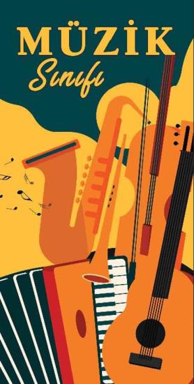 Müzik Sınıfı Kapı Giydirme
