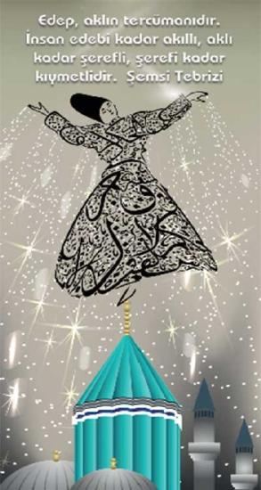 Edeb Aklın Tercumanıdır Kapı Giydirme