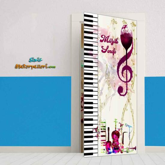 Müzik Sınıfı Kapı Giydirme