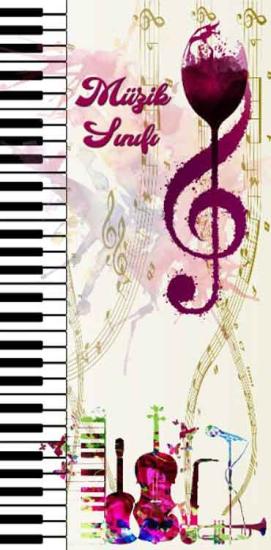 Müzik Sınıfı Kapı Giydirme