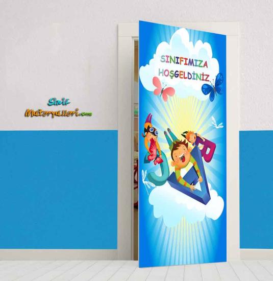 İlkokul Sınıf Kapısı Giydirme