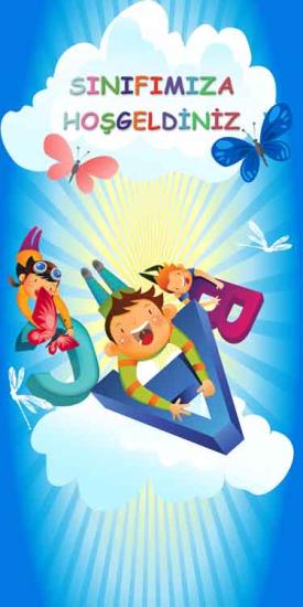 İlkokul Sınıf Kapısı Giydirme