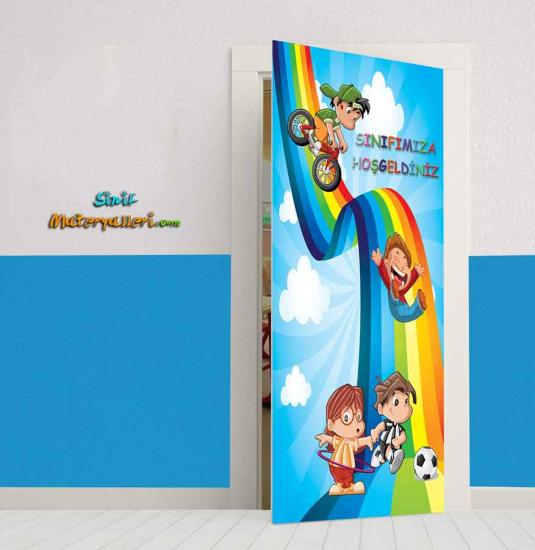 İlkokul Sınıf Kapısı Giydirme