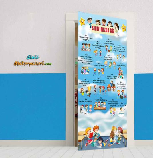 Sınıfımızda Biz Kapı Giydirme