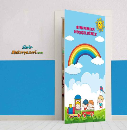 Anaokulu Okul kapı Giydirme