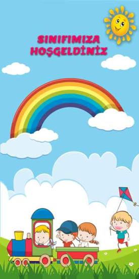 Anaokulu Okul kapı Giydirme