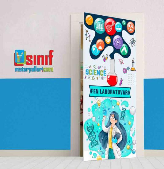 Fen Laboratuvarı Kapı Giydirmesi
