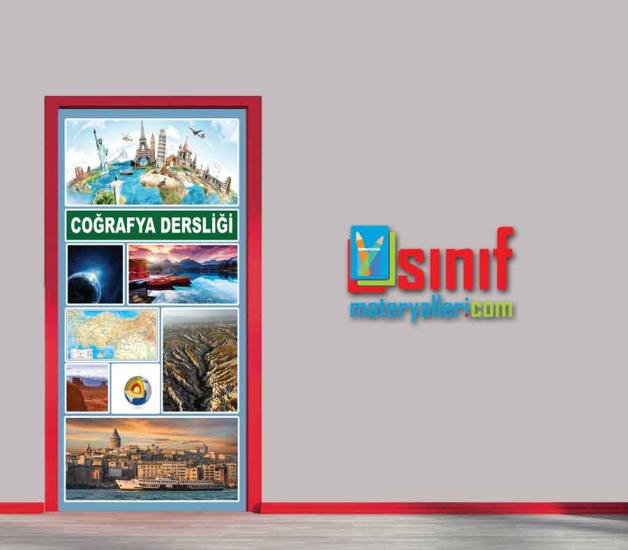 Coğrafya Dersliği Okul Kapı Giydirme