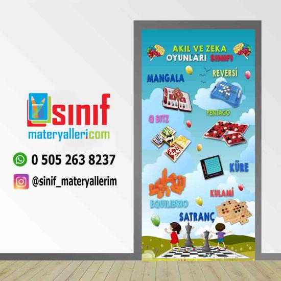 Akıl Ve Zeka Oyunları Sınıfı Kapı Giydirme