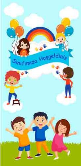 İlkokul Okul Kapı Giydirme