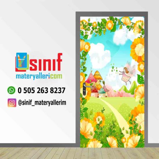 Anaokulu Okul kapı Giydirme