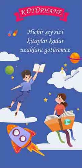 Kütüphane Okul Kapı Giydirme