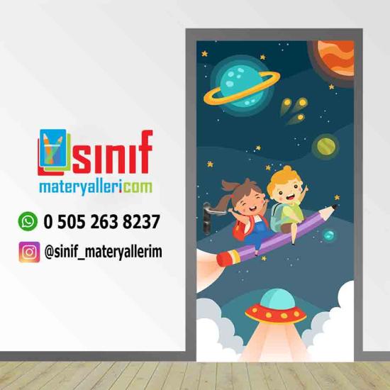 İlkokul Okul Kapı Giydirme