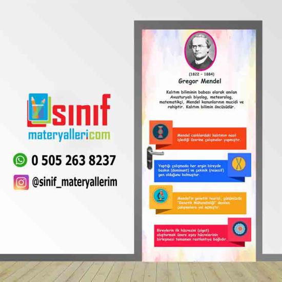 Bilim İnsanları Gregor Mendel Kapı Giydirme