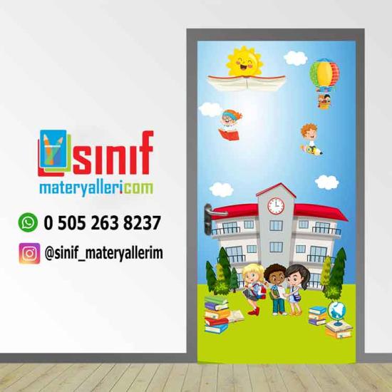 İlkokul Okul Kapı Giydirme