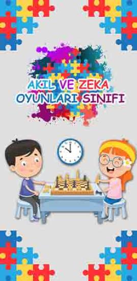 Akıl Ve Zeka Oyunları Sınıfı Kapı Giydirme