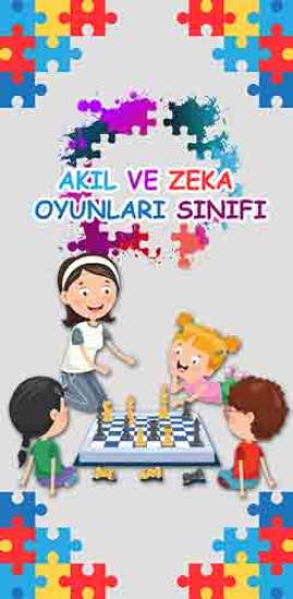 Akıl Ve Zeka Oyunları Sınıfı Kapı Giydirme