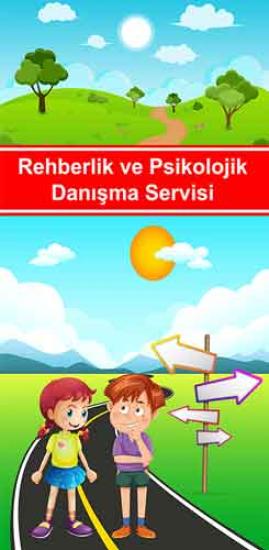 Rehberlik ve Psikolojik Danışma Servisi Kapı Giydirmesi