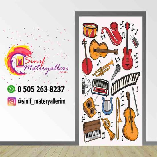 Müzik Sınıfı Kapı Giydirme