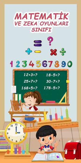 Matematik ve Zeka Oyunları Sınıfı Kapı Giydirme
