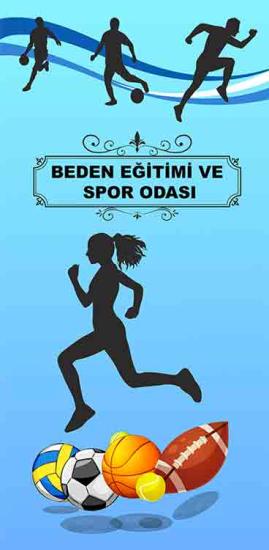 Beden Eğitimi ve Spor Odası Kapı Giydirme