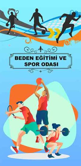 Beden Eğitimi ve Spor Odası Kapı Giydirme