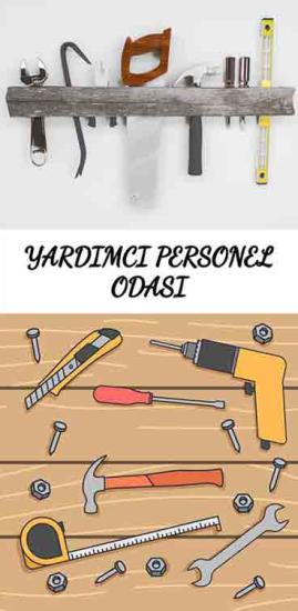 Yardımcı Personel Odası Okul Kapı Giydirme