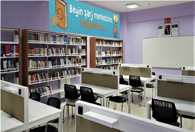 Kütüphane Kiriş Yazısı