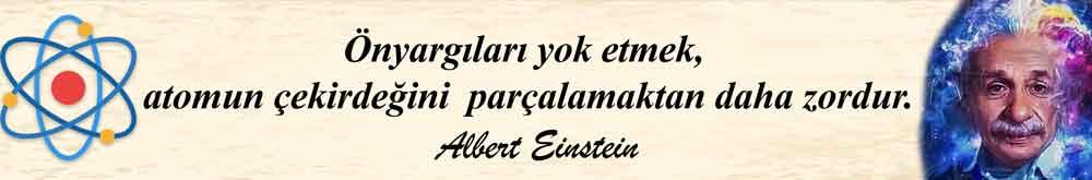 Albert Einstein Kiriş Yazısı