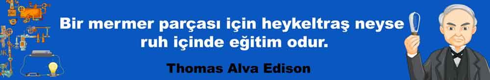 Thomas Edison Kiriş Yazısı