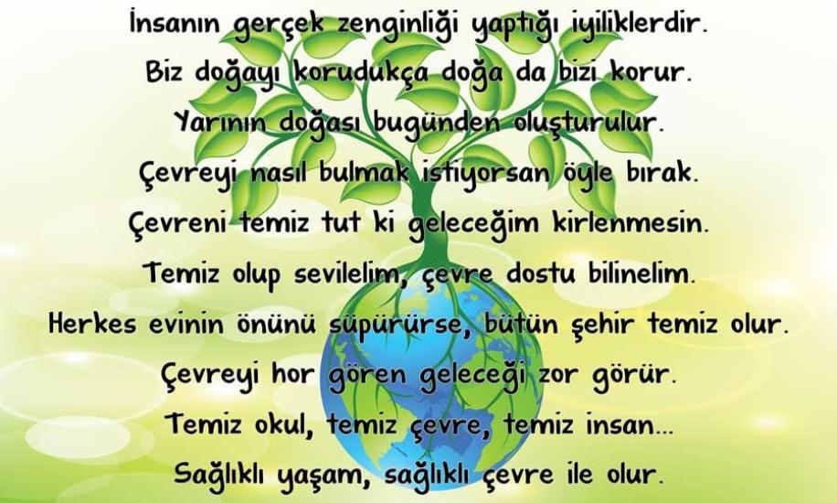 Çevre bilinci Merdiven Yazıları