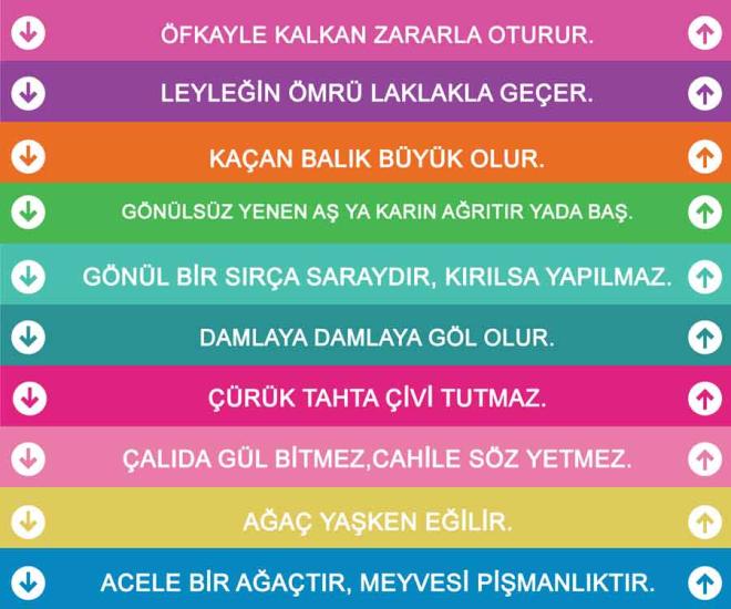 Güzel Sözler Merdiven Yazısı