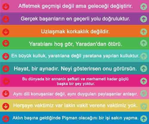 Güzel Sözler Merdiven Yazıları