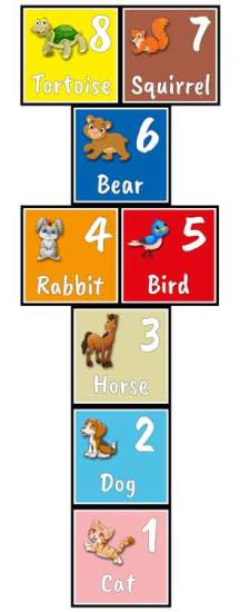 İngilizce Hayvanlar Sek Sek Oyunu