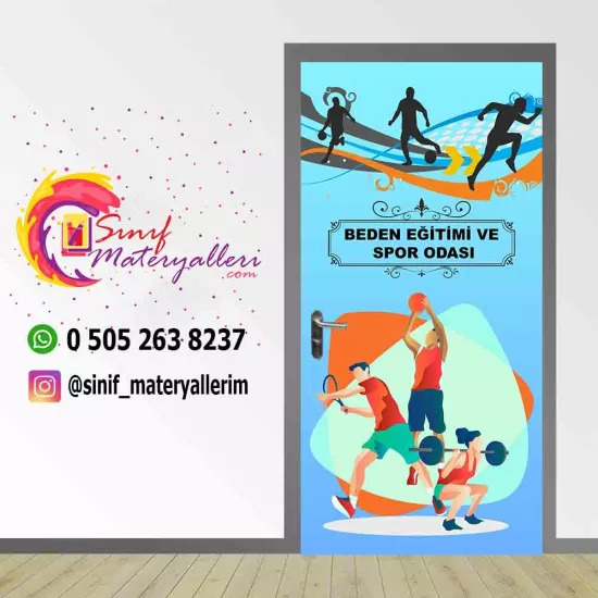 Beden Eğitimi ve Spor Odası Kapı Giydirme