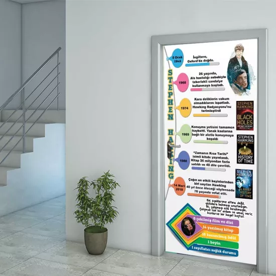 Bilim İnsanları Stephen Hawking Kapı Giydirme