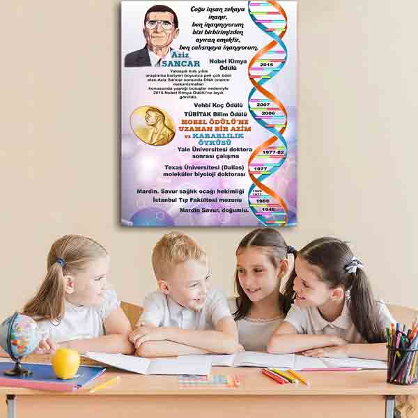 Aziz Sancar Ders Afişi Poster