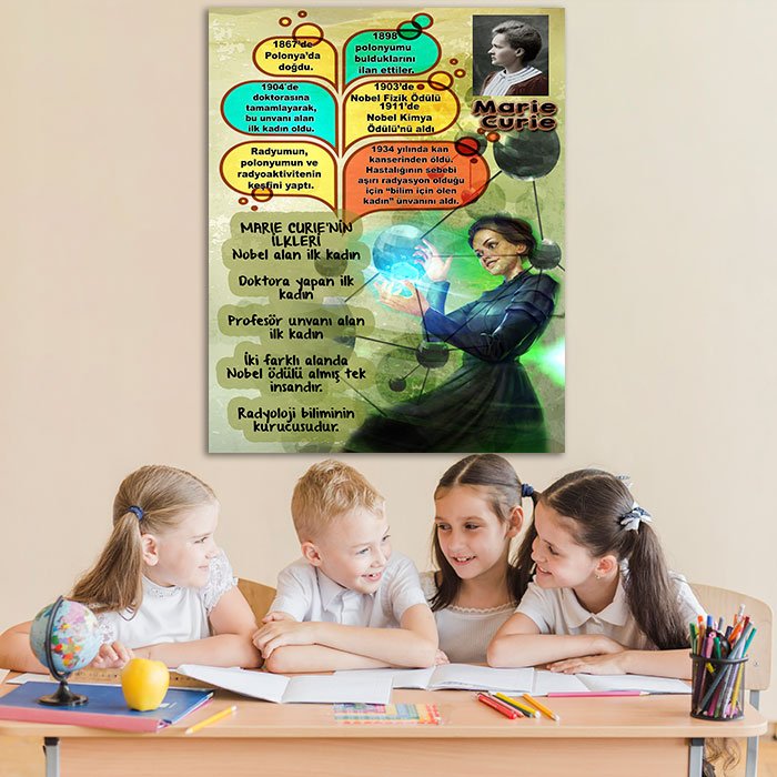 Marie Corie Ders Afişi Poster